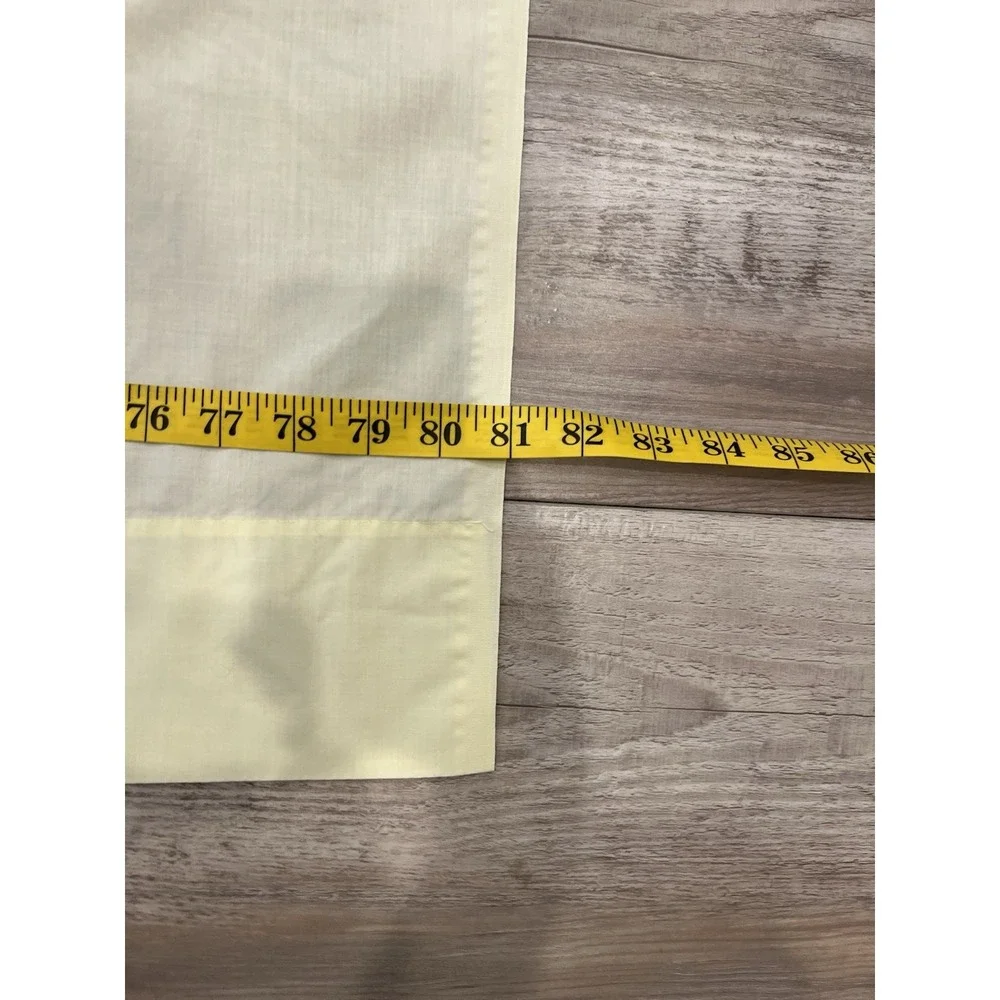 Vintage 70s Meadowbrook Flat Sheet Floral Yellow Sheet Full/Double Size